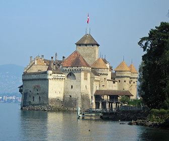 Vista del Castillo de chillon