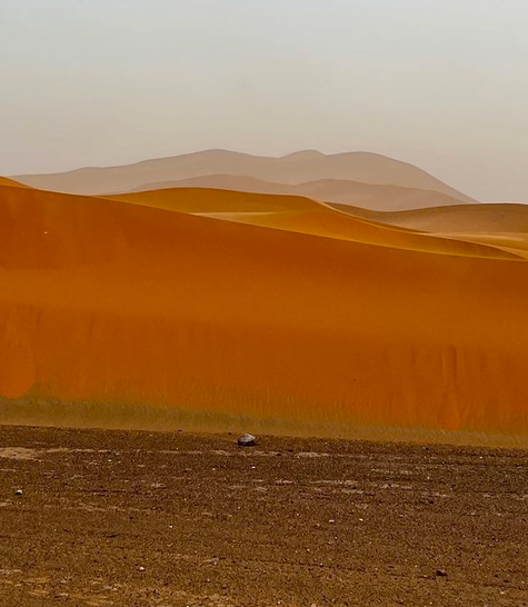 La duna más alta del desierto de merzouga